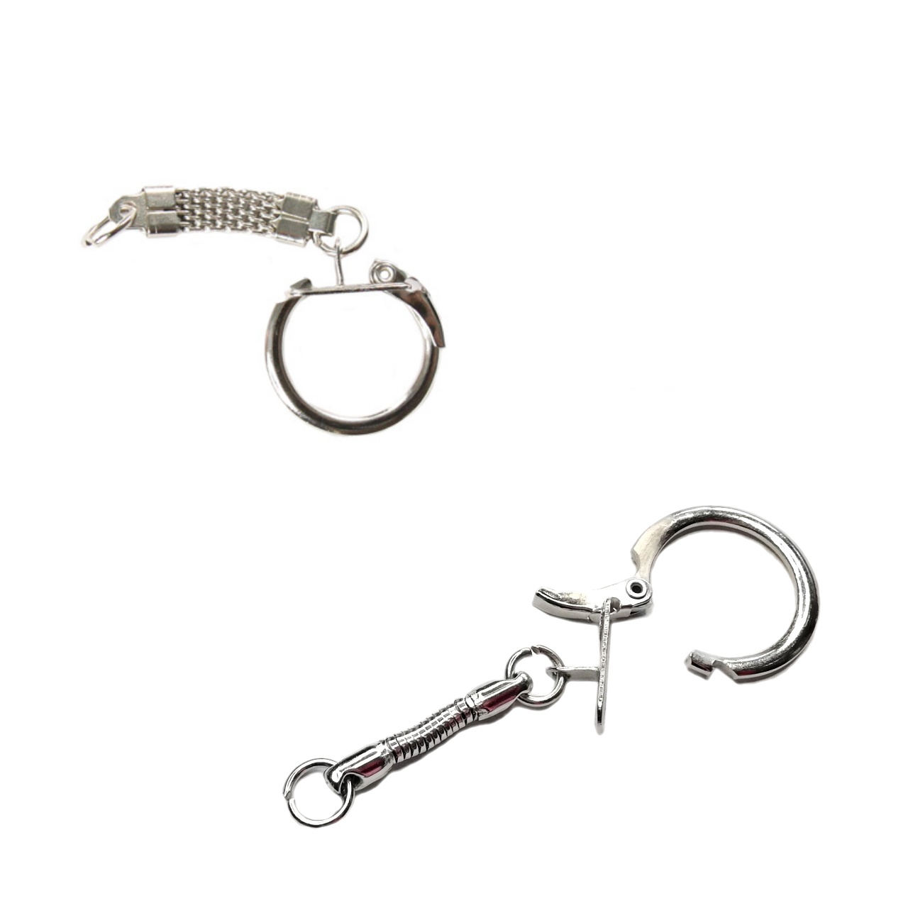 Baza breloc metalic - 6 cm